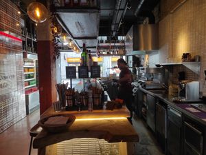 Kitchen at Cult of Pita in Porto