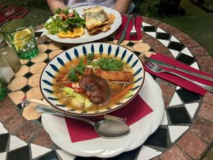 Ramen with rice noodles.  at Radost Fina Kuhinjica in Belgrade