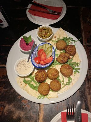 Falafel  at Radost Fina Kuhinjica in Belgrade