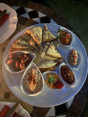 The mezze starter for two  at Radost Fina Kuhinjica in Belgrade