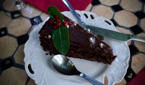 vegan cake at Radost Fina Kuhinjica in Belgrade