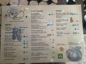 menu at Radost Fina Kuhinjica in Belgrade