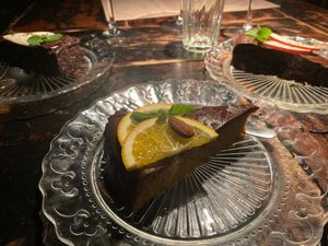 Vegan cake at Radost Fina Kuhinjica in Belgrade