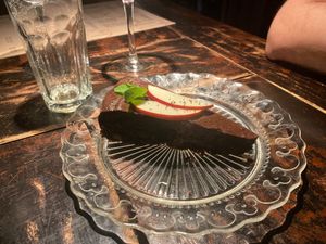 Vegan cake at Radost Fina Kuhinjica in Belgrade