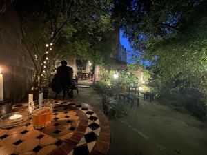 Garden  at Radost Fina Kuhinjica in Belgrade