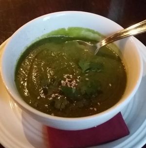 Daily Soup. Spinach. Mhhhh at Radost Fina Kuhinjica in Belgrade