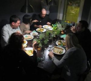 people at Radost Fina Kuhinjica in Belgrade