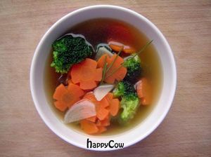 miso soup at Radost Fina Kuhinjica in Belgrade