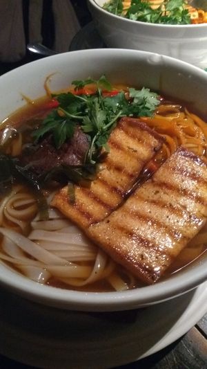 Vegan ramen at Radost Fina Kuhinjica in Belgrade