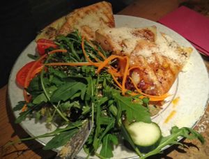 Vegetarian meal at Radost Fina Kuhinjica in Belgrade