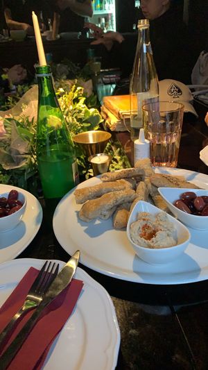 Hummus plate at Radost Fina Kuhinjica in Belgrade