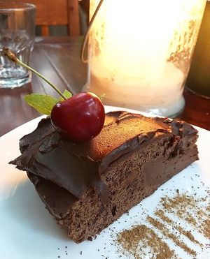 Chocolate brownie  at Radost Fina Kuhinjica in Belgrade