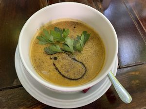 Soup of the day. Very nice  at Radost Fina Kuhinjica in Belgrade