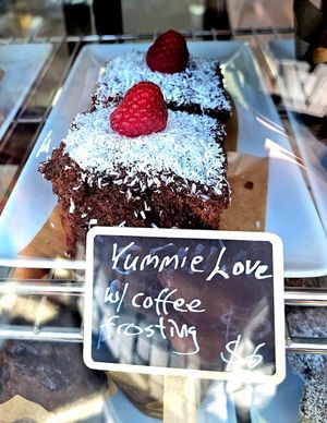 Yummie Love w/ Coffee Frosting at Cacau Bakery in Santa Rosa
