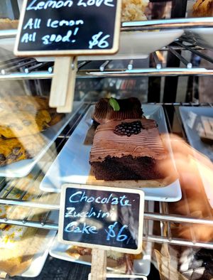 Chocolate zucchini cake at Cacau Bakery in Santa Rosa