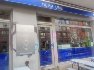 Outside at Dump Ling in Berlin