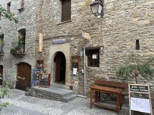 Outside  at Restaurante Mora Nuei in Ainsa