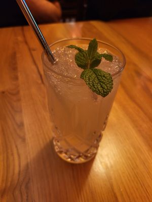 Ginger mint lemonade at UKitchen in Hamburg