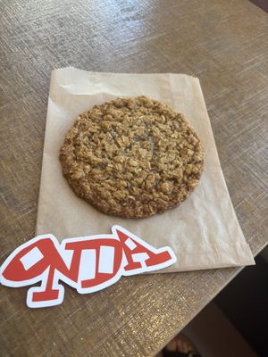Coconut oat cookie  at Onda Origins in Seattle