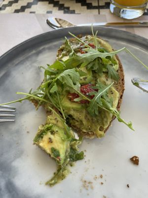 Only breakfast option as of 2024  at Restaurant Elia Beach in Mykonos