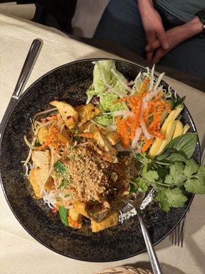 Vegan bowl  at HB Restaurant in Kaufbeuren