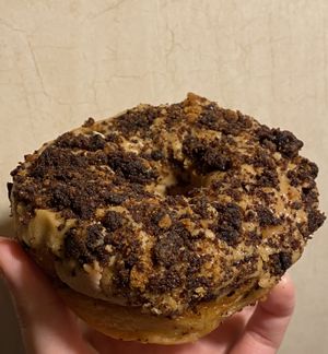 Cookie butter brownie donut  at Strawberry Snail in Schenectady