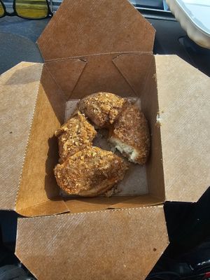 My cut up Chai Cookie donut at Strawberry Snail in Schenectady