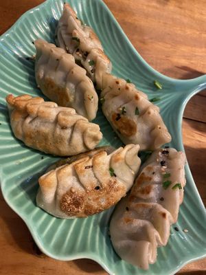 Gyosas   at Wabi Sabi in Santiago