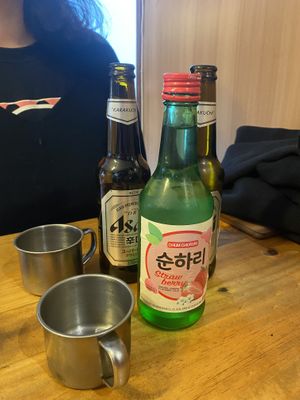 Soju  at Wabi Sabi in Santiago