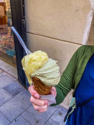   at CAJÚ Gelato in Barcelona