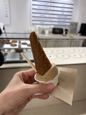   at CAJÚ Gelato in Barcelona