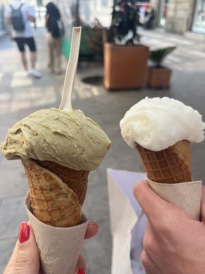   at CAJÚ Gelato in Barcelona