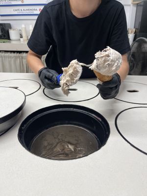   at CAJÚ Gelato in Barcelona