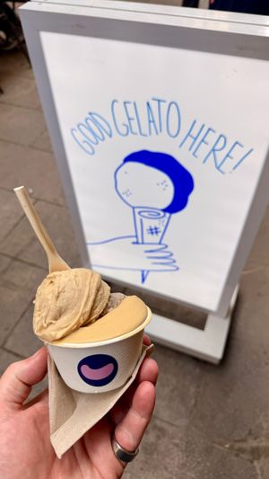   at CAJÚ Gelato in Barcelona
