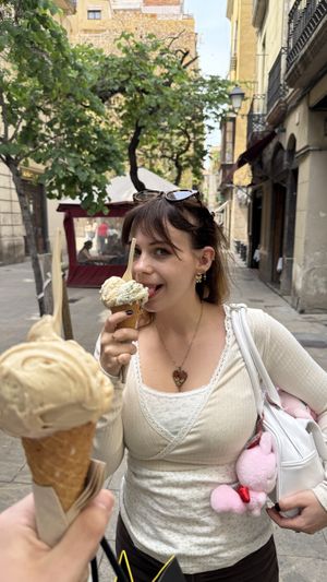   at CAJÚ Gelato in Barcelona