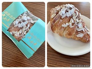 Almond Croissant   at Unicorniverse Bakery & Cafe in Round Rock