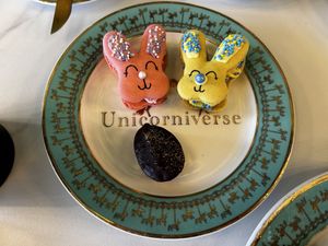 Easter macarons  at Unicorniverse Bakery & Cafe in Round Rock