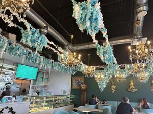 Interesting decor   at Unicorniverse Bakery & Cafe in Round Rock