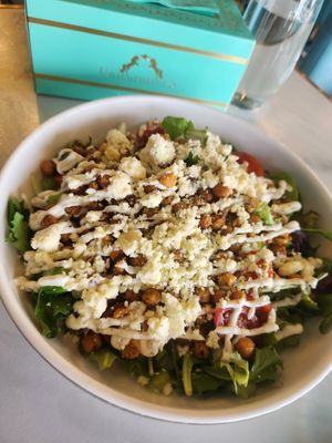 Crispy chickpea salad at Unicorniverse Bakery & Cafe in Round Rock