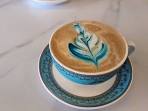 Unicorn Classic (pistachio and Carmel) at Unicorniverse Bakery & Cafe in Round Rock