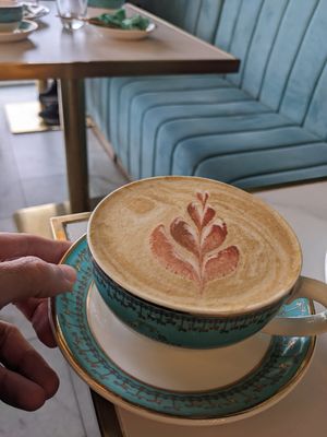 Chestnut latte at Unicorniverse Bakery & Cafe in Round Rock