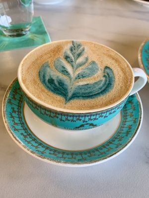 Unicorn latte  at Unicorniverse Bakery & Cafe in Round Rock