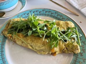 Pesto omelette   at Unicorniverse Bakery & Cafe in Round Rock