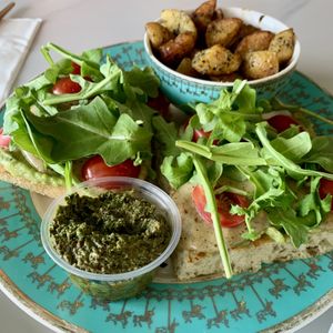 Sicilian Avocado Toastt  at Unicorniverse Bakery & Cafe in Round Rock