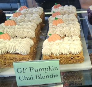 Gluten-free Blondie at Unicorniverse Bakery & Cafe in Round Rock