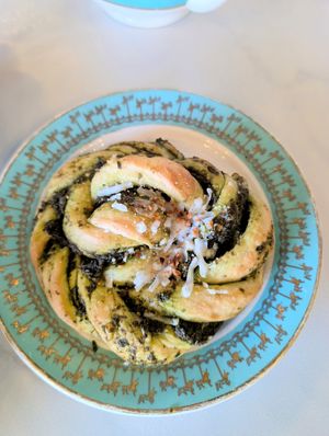 Pesto roll at Unicorniverse Bakery & Cafe in Round Rock