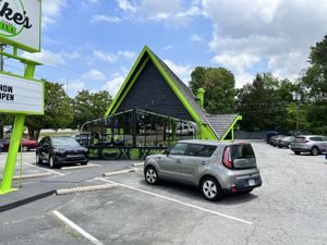 Attention getting, and worthy of the attention !  at Mike's Vegan Grill in Greensboro