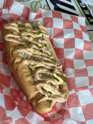 Mike’s Bratwurst   at Mike's Vegan Grill in Greensboro