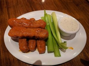 buffalo wings at Veggie Grill - Westwood in West Los Angeles