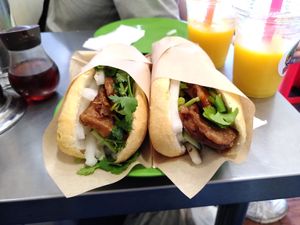 Tofu banh mi at Bánh mì Bà Ba - Kitazawa in Tokyo